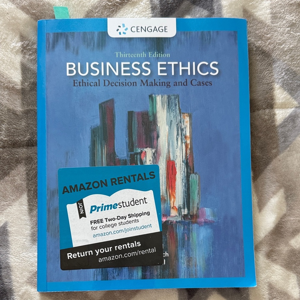 Cengage Business Ethics Textbook